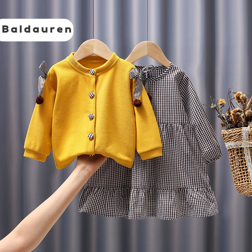 Baldauren Váy Bé Gái váy váy trẻ em công chúa bé gái thời trang dễ thương đẹp 2023 NEW KLQ23A0S8L 43Z231024