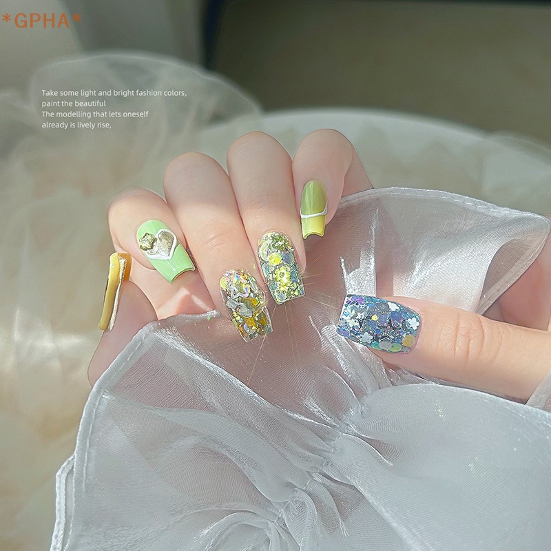 1 Hộp Sequin Lấp Lánh Hình Ngôi Sao Năm Cánh Trang Trí Móng Tay Nghệ Thuật diy gpha > 1box Mới