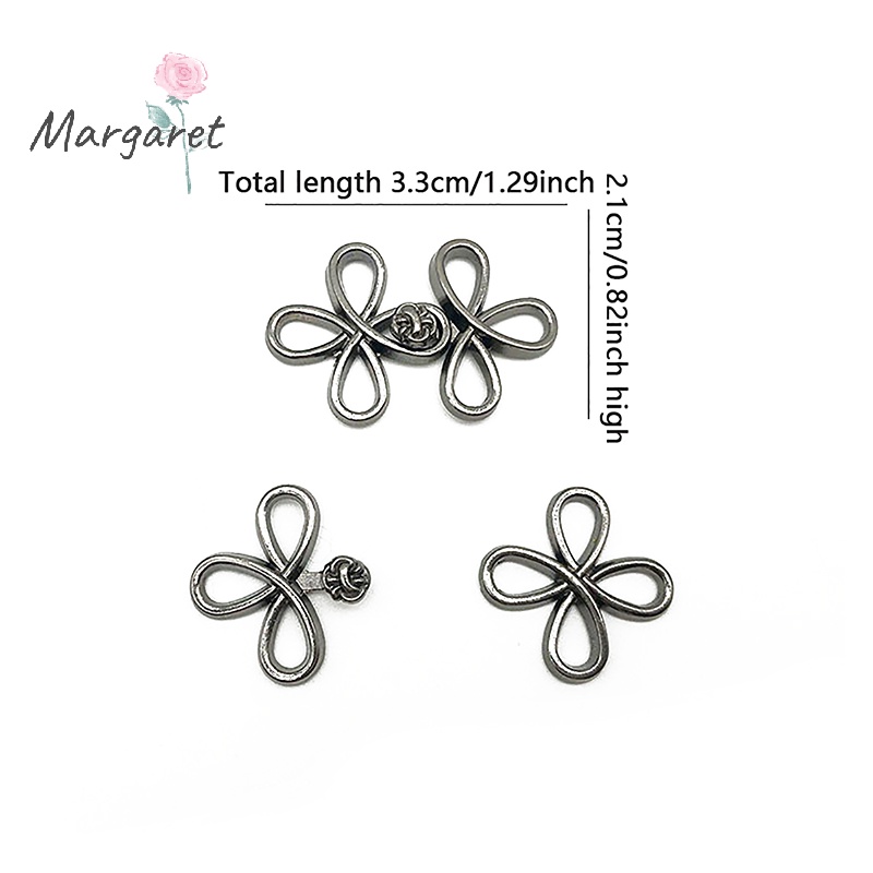 Áo Choàng Sườn Xám Nút Thắt Nút Thắt Nút Bằng Kim Loại Vô Hình Tháo Rời Được Phong Cách Trung Hoa Mới