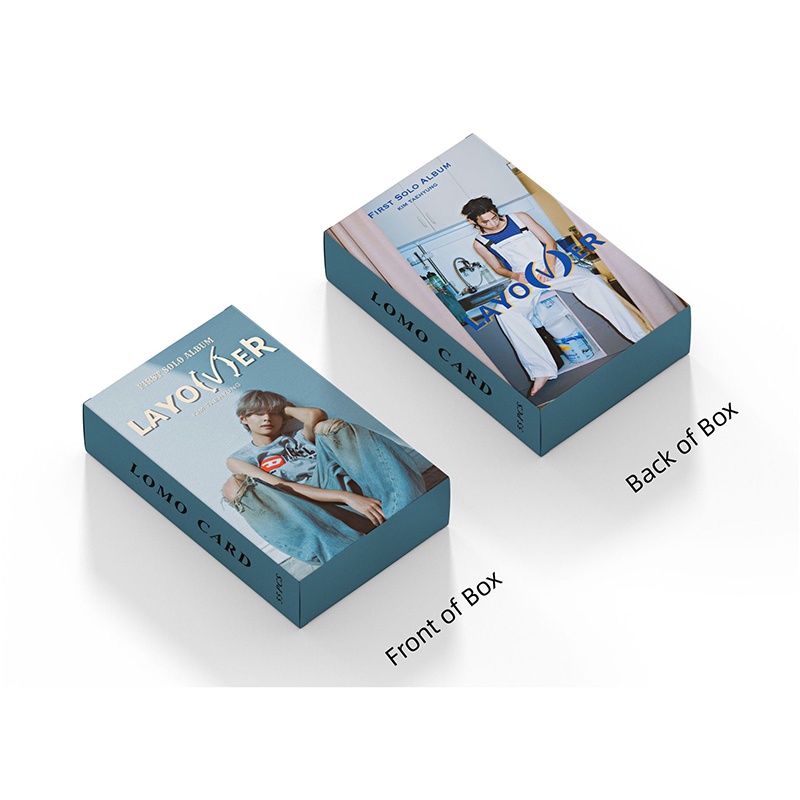 BTS V LOMO Card Laser Card Set 55 Tấm Thẻ Ảnh Layover Hình Nhóm Nhạc
