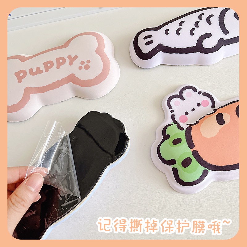 Đệm Cổ Tay Sử Dụng Chuột Máy Tính Bằng silicone Hình Cá mini Dễ Thương