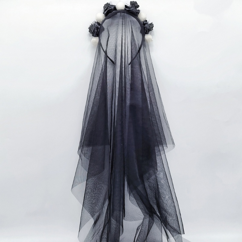 Băng Đô Hoa Hồng Đáng Sợ Cho Cô Dâu Trong Ngày halloween