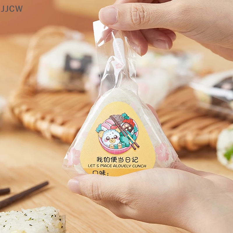 Túi Dán Dùng Làm sushi Hình Tam Giác Tiện Dụng qqw