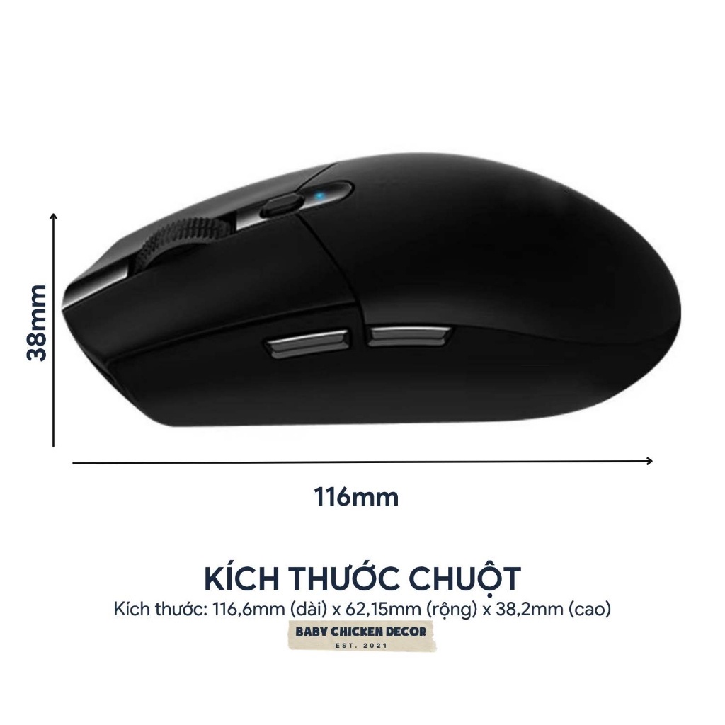 Chuột không dây Logitech G304 Lightspeed - Cảm biến hero chuyên dùng cho người chơi game -PK888 | BigBuy360 - bigbuy360.vn