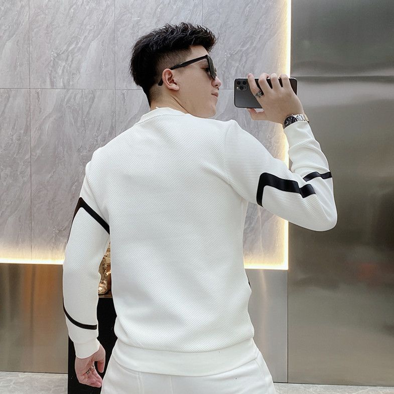 Áo sweater Dài Tay Thời Trang Xu Hướng Hàn Quốc Cho Nam