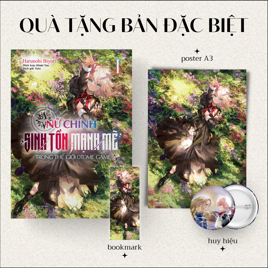 Sách Nữ Chính Sinh Tồn Mạnh Mẽ Trong Thế Giới Otome Game  - Bản Quyền