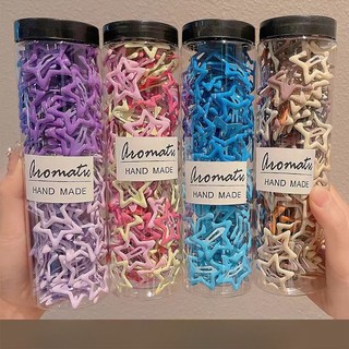 Set 30 Kẹp Tóc Hình Ngôi Sao Năm Cánh Nhiều Màu Sắc Thời Trang