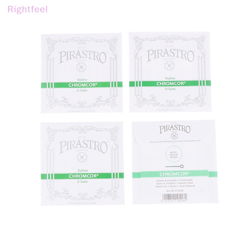 1 Bộ Dây Đàn violin 4 / 4 Bằng Thép chrome Mới