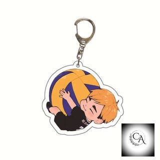 Móc Khoá chibi Haikyuu Móc Khoá anime khoá bằng arcrylic kích thước 6cmx6cm