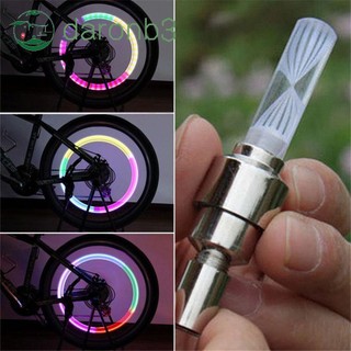 Daronun đèn led 7 màu gắn van xe đạp trang trí
