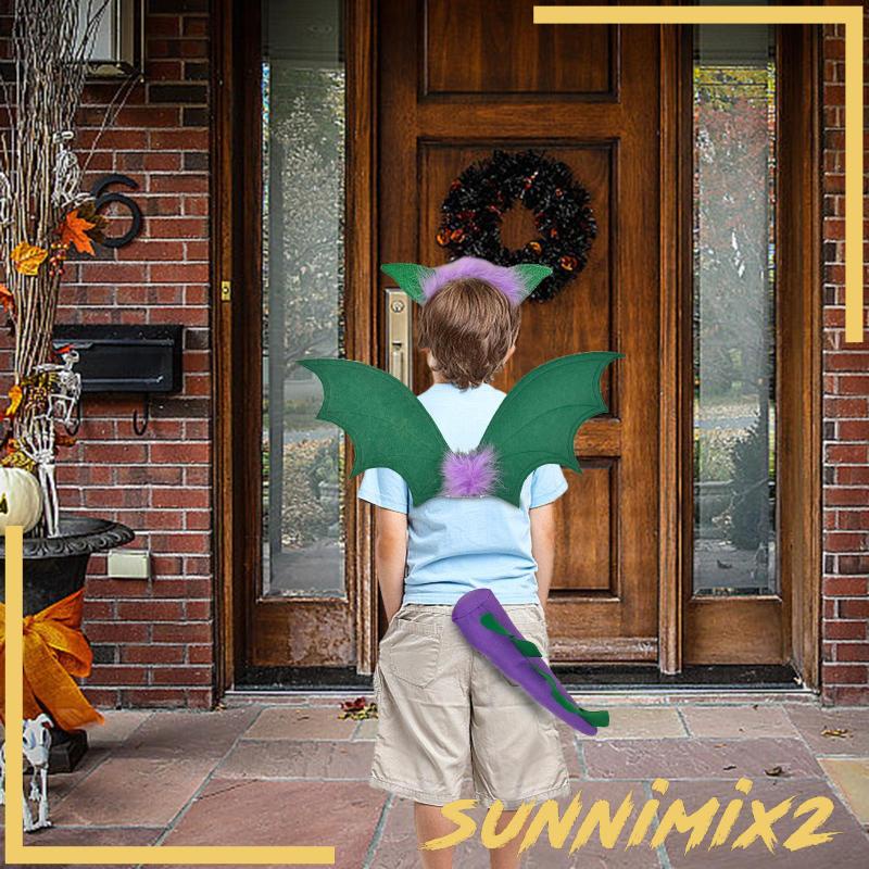 Set 3 Món Đồ Hóa Trang Khủng Long Có Cánh Cho Bé