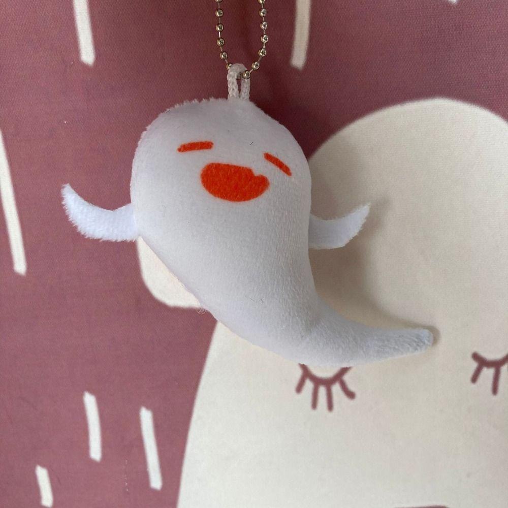 Dyruidoj Thú Nhồi Bông Mềm Mại Treo Móc Khóa Hình Ma Quỷ Màu Trắng Sáng Tạo Làm Quà halloween Cho Bé