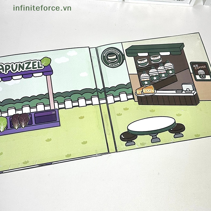 Sách Đồ Chơi Công Chúa Hoạt Hình Yên Tĩnh Dễ Thương Tự Làm Đồ Chơi Giáo Dục Cho Bé