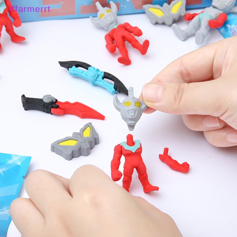 1 Túi Gôm Tẩy Bút Chì 3d Hình ultraman Hoạt Hình diy Có Thể Tháo Rời Cho Trẻ Em vn