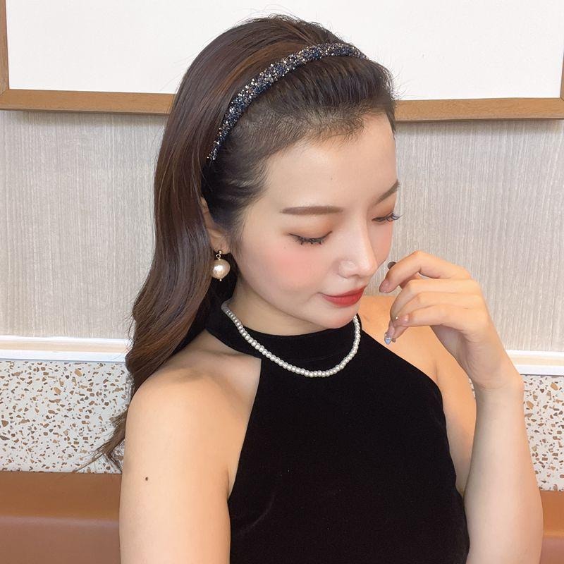 Băng Đô Cài Tóc Đính Đá Lấp Lánh Thời Trang Hàn Quốc