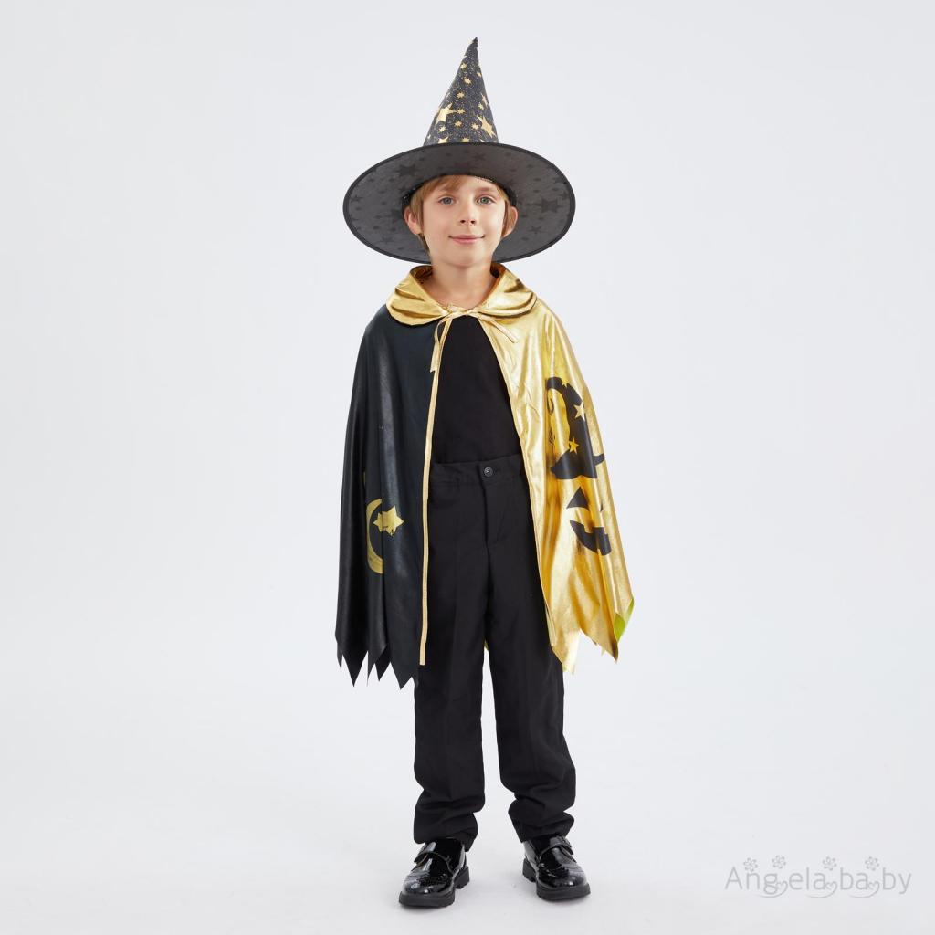 Áo Choàng Phù Thủy Hóa Trang halloween Cho Bé