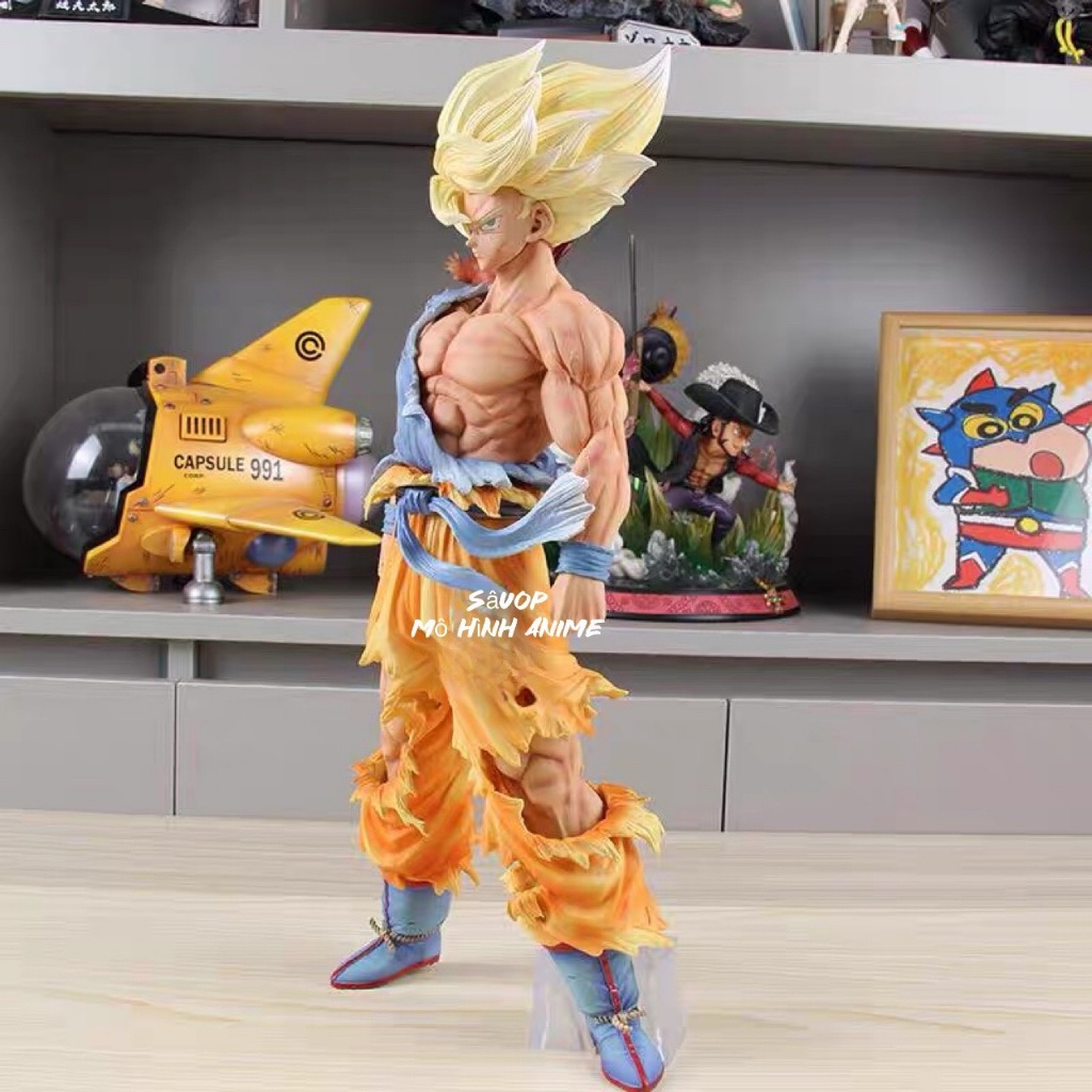 Mô hình Son Goku Namek 2 đầu 2 thân thay thế cao cấp cao 42cm hàng mới nhất  SẴN HÀNG