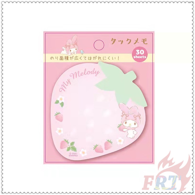 ❣️Bộ 30 Tờ Giấy Ghi Chú Hình hello kitty / my melody / kuromi / Cinnamoroll: Sanrio q-5❣️ Miếng Dán Ghi Nhớ Họa Tiết Hoạt Hình Dễ Thương