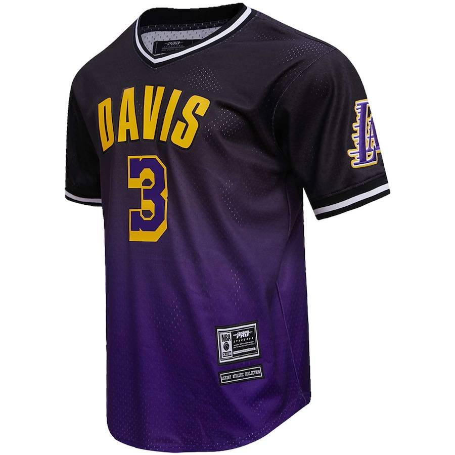 Áo Thun Thể Thao Tay Ngắn In Hình nba los angeles lakers jersey anthony davis post 2023-2024