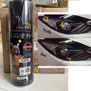 Sơn xịt SAMURAI CD111 hiệu ứng chói đèn xe - màu Đen Candy Ám Khói