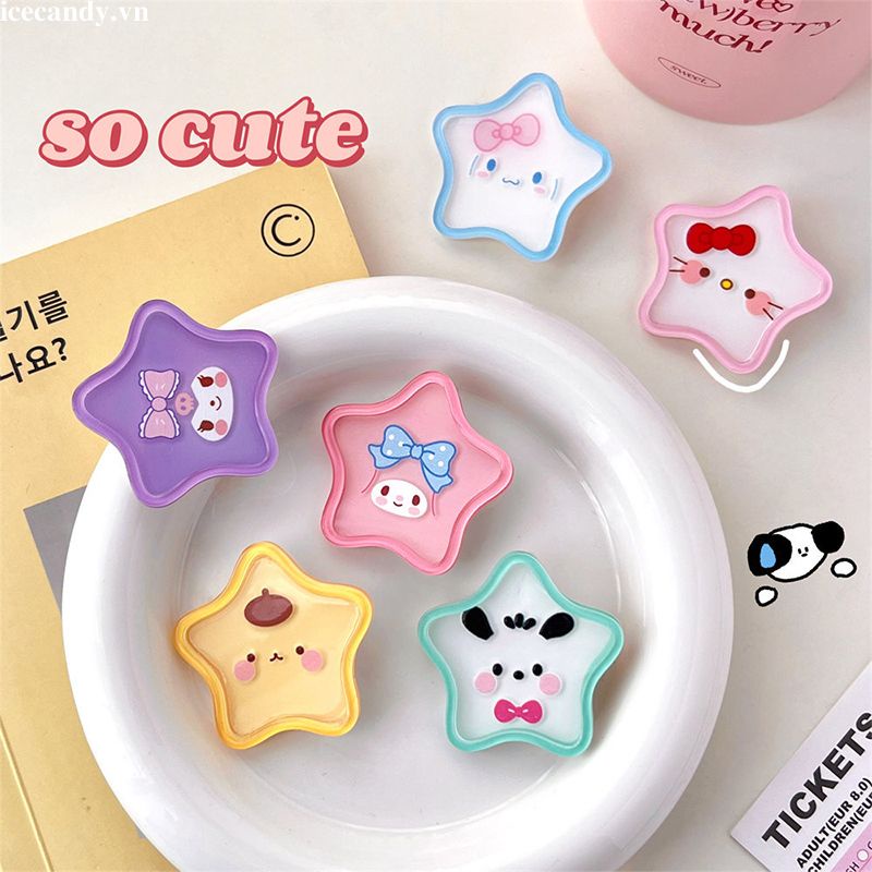 🥟ice🥟Kẹp tóc ngôi sao năm cánh Dopamine Kẹp tóc hoạt hình Kẹp tóc đa năng