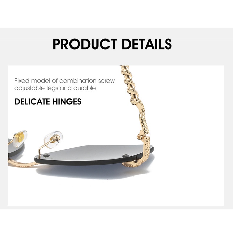 Kính Mát Không Gọng Thời Trang Đi Biển / Du Lịch Cho Nam Và Nữ