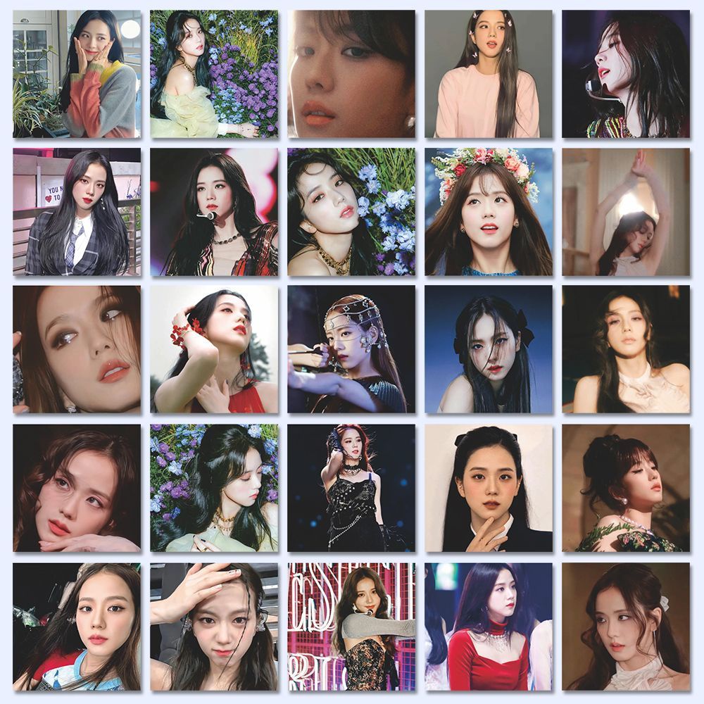 Sticker Nhãn Vở Blackpink Set 216 Miếng Dán Trang Trí laptop / Điện Thoại / Máy Tính Bảng In Hình blackpink jin zhixiu Chống Thấm Nước
