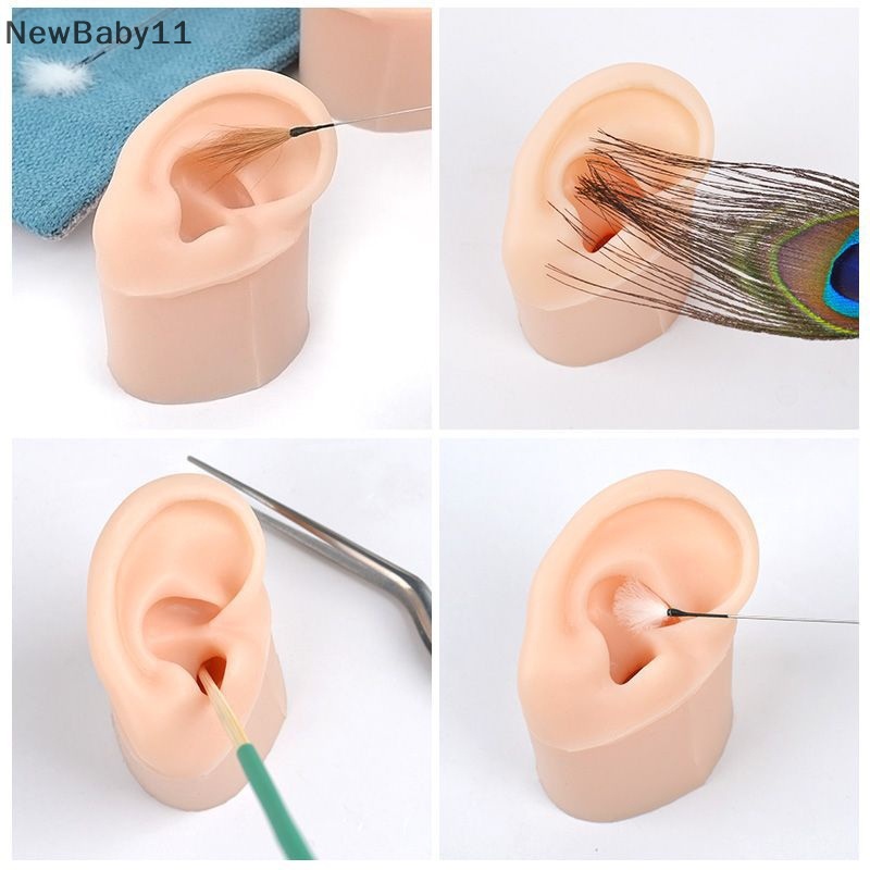 Bộ 1 / 2 Mô Hình silicone Dùng Luyện Tập Lấy Ráy Tai