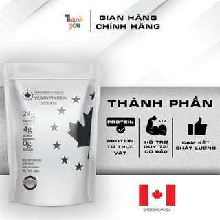 Sữa Tăng Cơ Protein Thực Vật Vegan Protein Isolate (túi 750g)