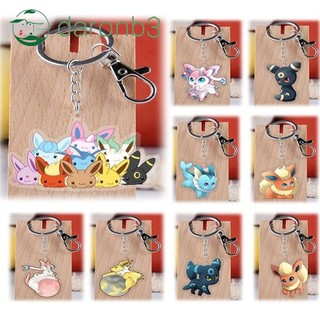 Daronun Móc Chìa Khóa acrylic Hình pokemon eevee umbreon Espe
