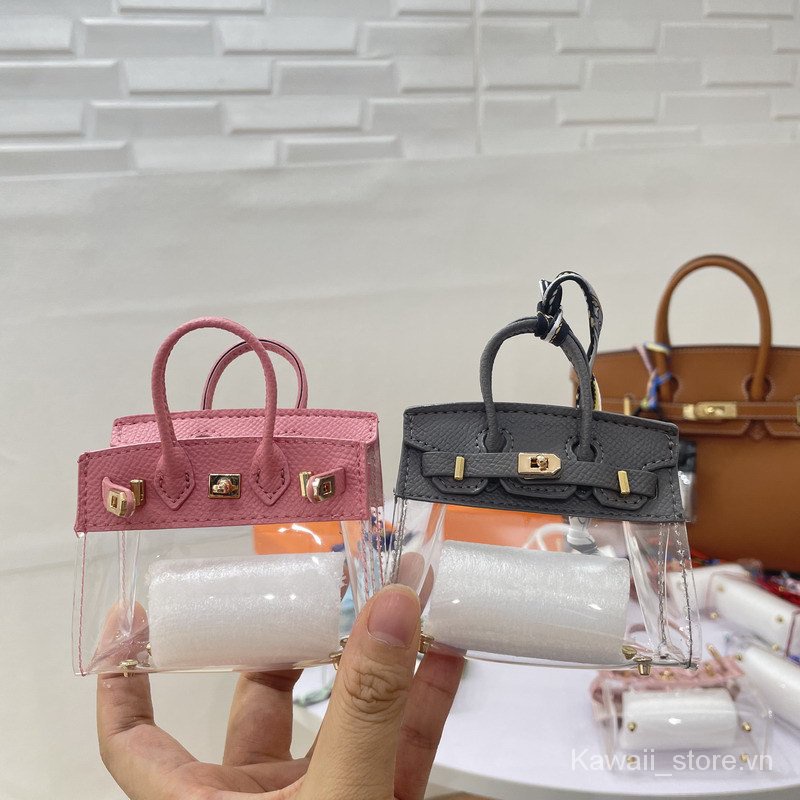 Túi Bạch Kim mini Đựng Son Môi Chìa Khóa Xe Hơi Phong Cách Mới