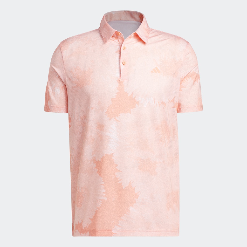 adidas Đánh gôn Áo Polo Golf Lưới In Hoa Nam trái cam HS1130