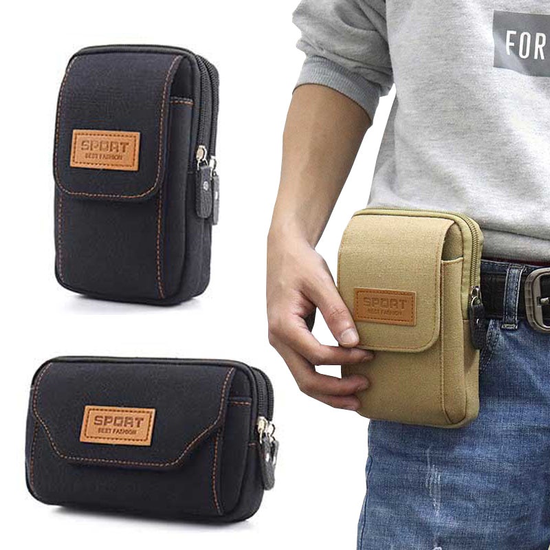Túi Đeo Hông Đựng Điện Thoại Đa Năng Chống Mòn 6.5-inch Cho Nam