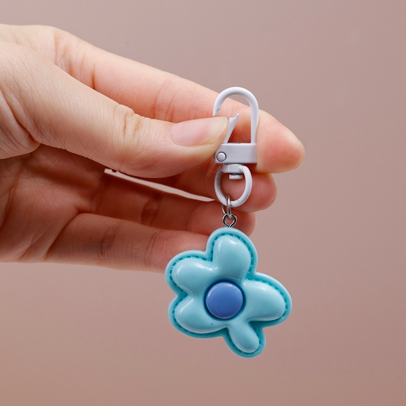 Móc Chìa Khóa Hình Bông Hoa Màu Kẹo Ngọt Ngào Xinh Xắn charms