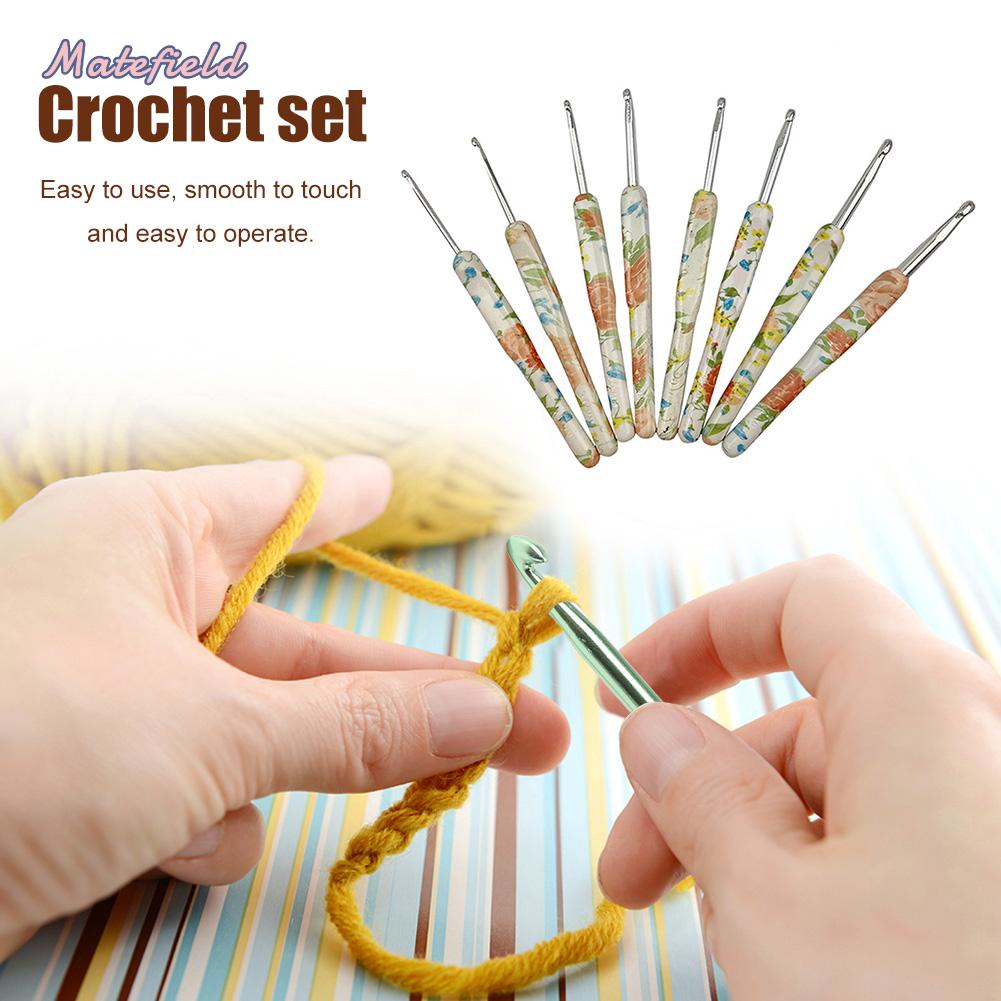 Set 8 Kim Móc Đan Len Bằng Nhôm