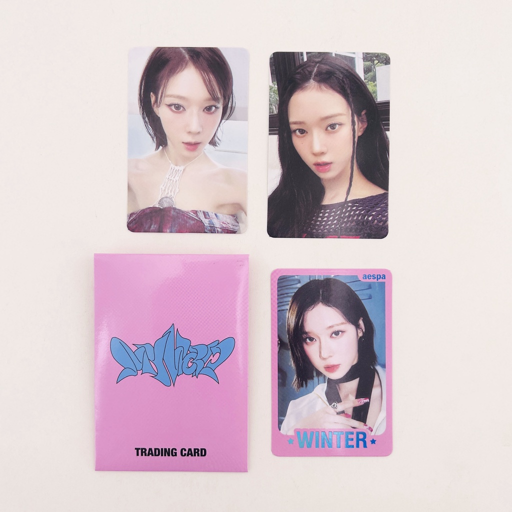 Hộp Phấn Nhỏ Hình Ca Sĩ aespa Thẻ