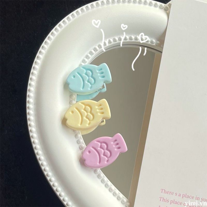 Kẹp Tóc Mỏ Vịt mini Hình Cá Hoạt Hình Dễ Thương Cho Nữ