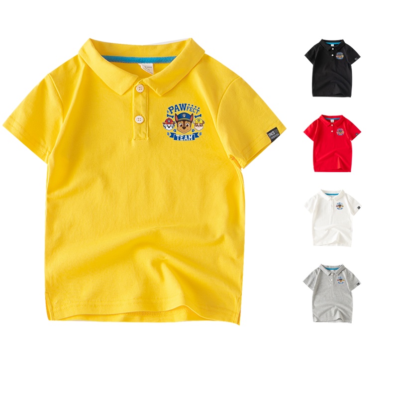 Áo Thun polo Tay Ngắn In Hình paw patrol 6 Màu Mã la006