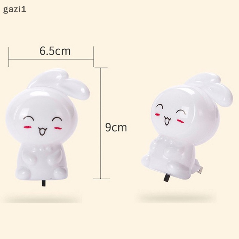 Đèn Ngủ led Hình Thỏ Hoạt Hình Dễ Thương Có Công Tắc Đầu Giường Cho Trẻ Em