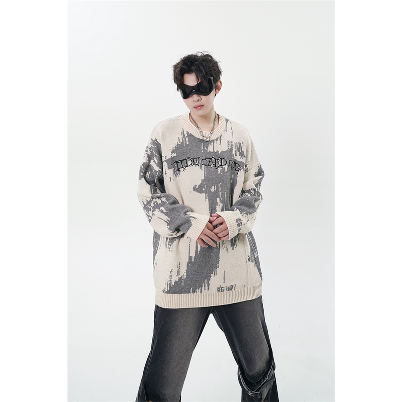 Áo sweater Dáng Rộng Phong Cách Thời Trang Đường Phố Mỹ Mùa Thu Mới 2023