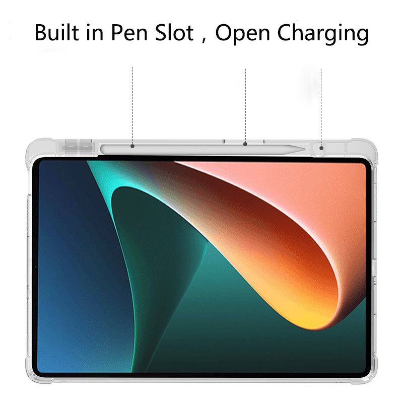 Ốp Bao Da Máy Tính Bảng Bằng Silicon Cho lenovo tab p11 gen2 pro plus 11.5 "m10 plus 3rd 10.6 xiaoxin pad 2022 10.6 11 11.5 inch Ốp