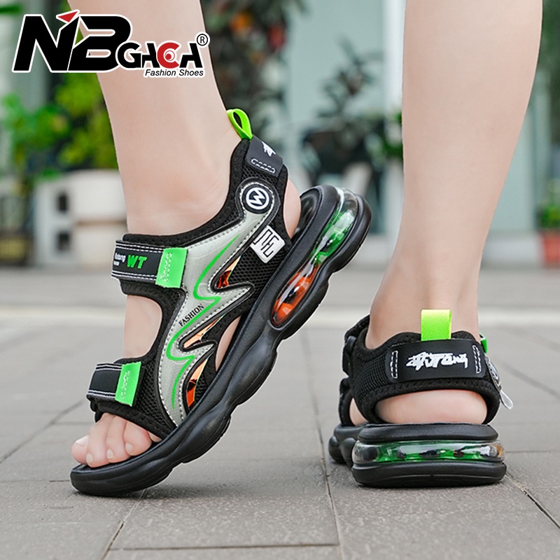 Xăng đan Đế Mềm Chống Trượt Phong Cách Thể Thao Thời Trang Mùa Hè Cho Bé Trai