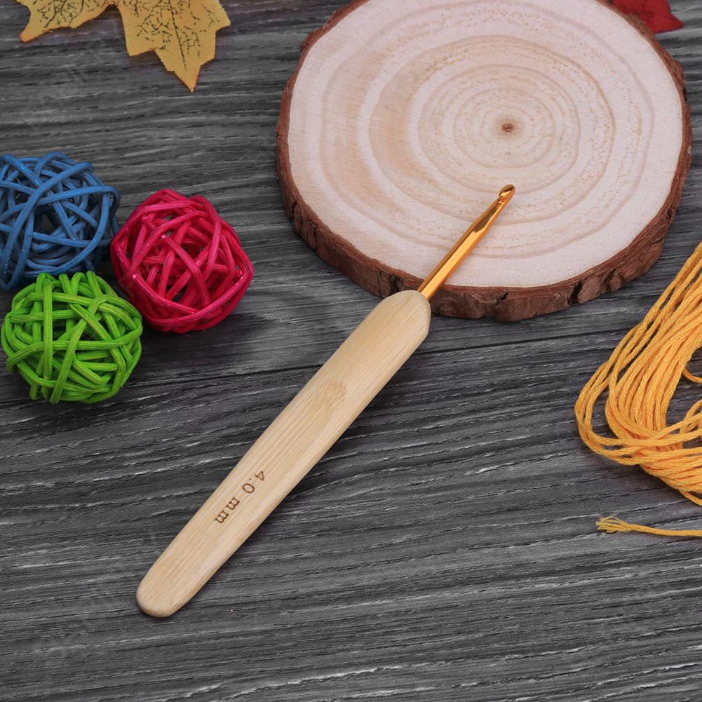 Set 8 Kim Đan Len Tay Cầm Bằng Tre Chất Lượng Cao