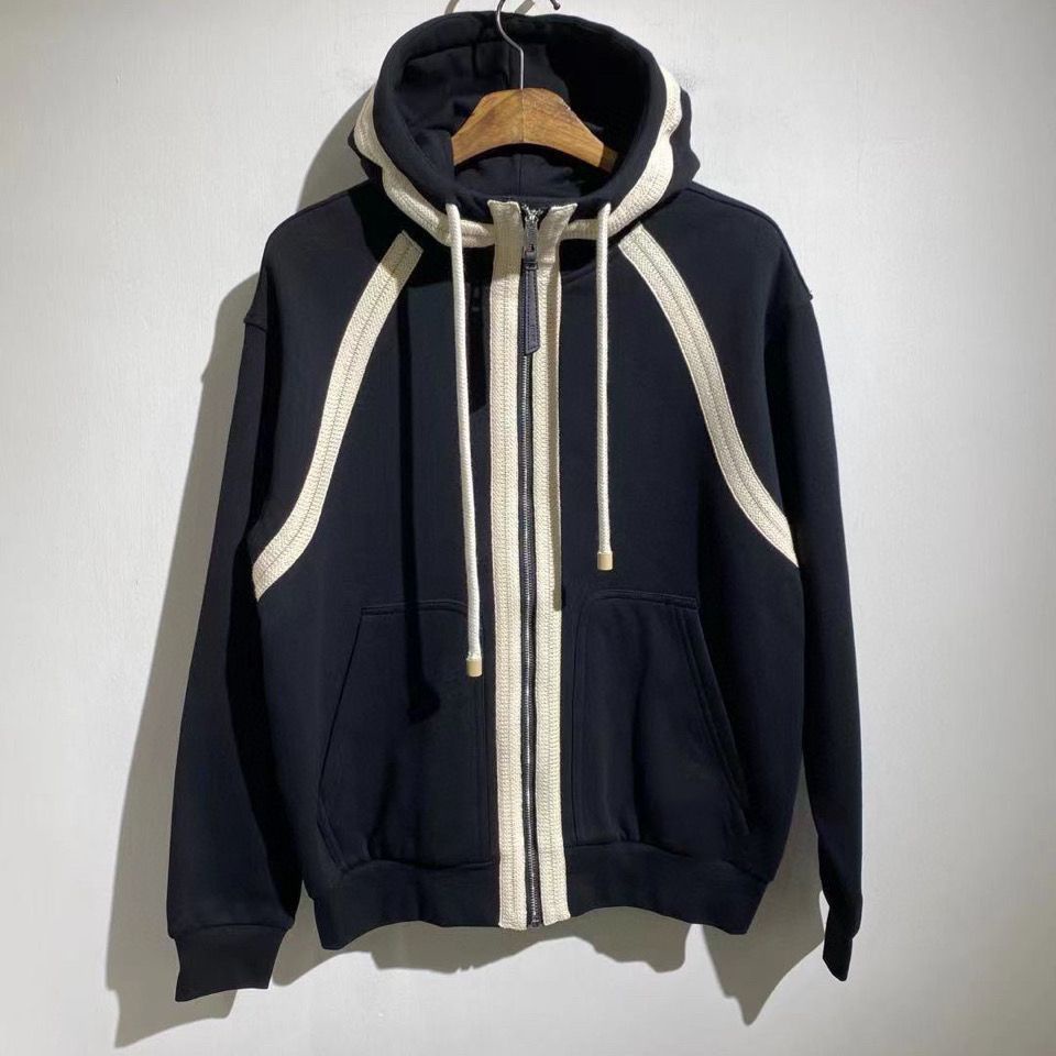 Áo hoodie Rút Dây Dáng Rộng Phong Cách Pháp Thời Trang Cho Nam