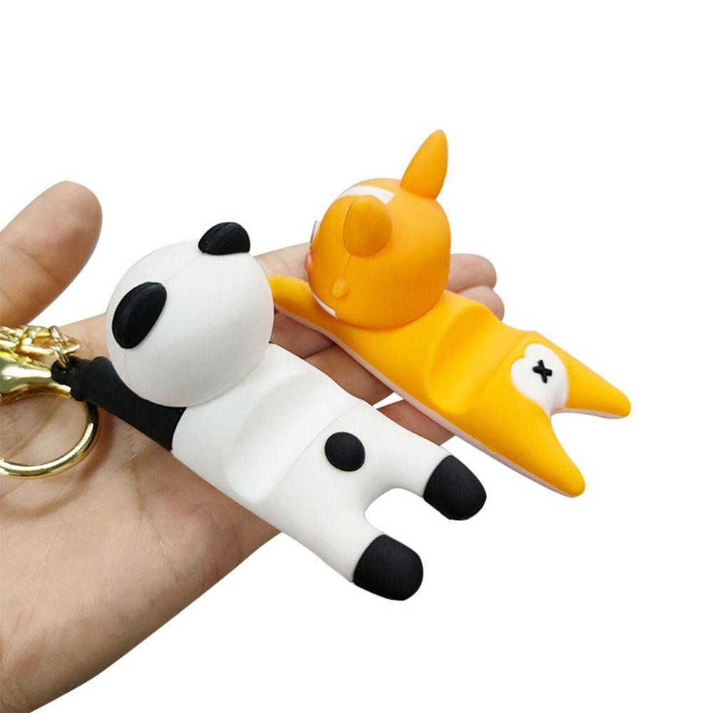 Shanlin Móc Chìa Khóa Bằng pvc Hình Thú Hoạt Hình Dễ Thương