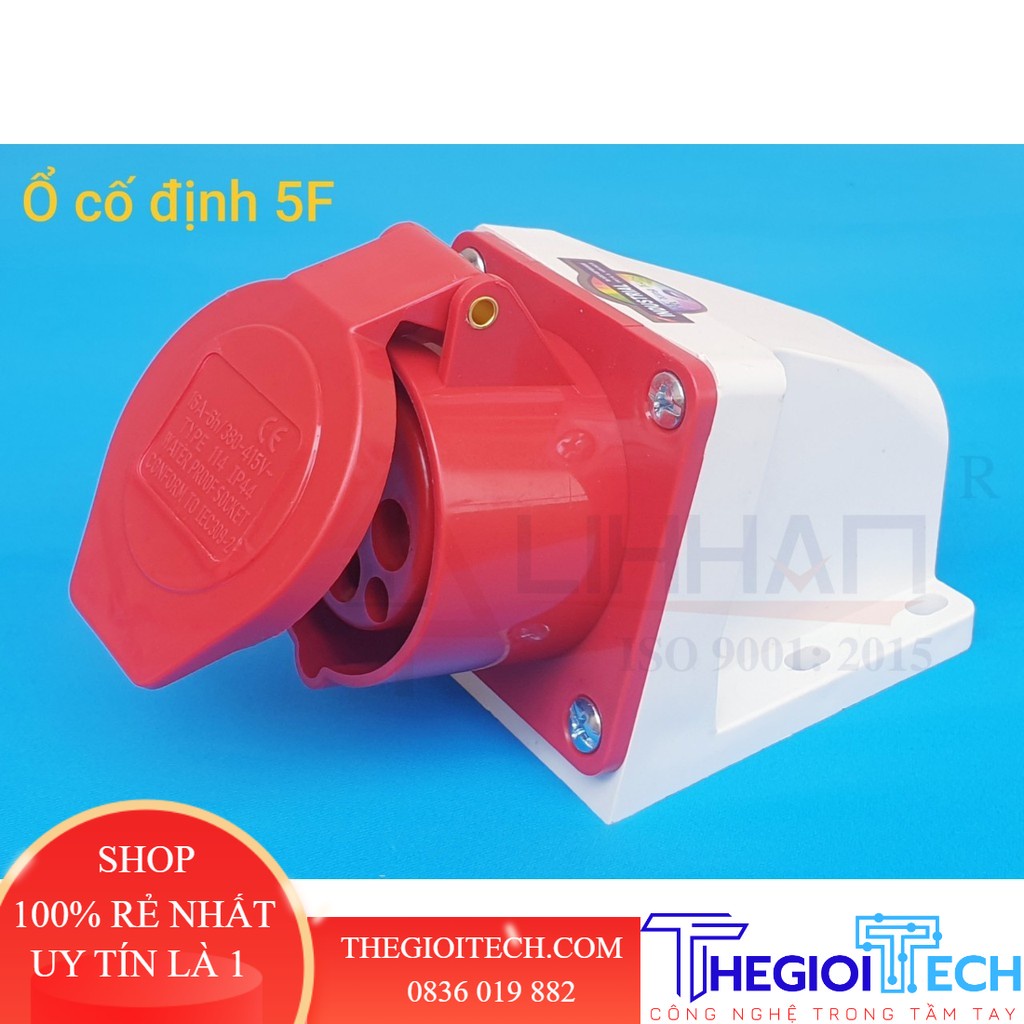 Ổ cắm cố định công nghiệp 5Fa - Ổ cố định 5F32A