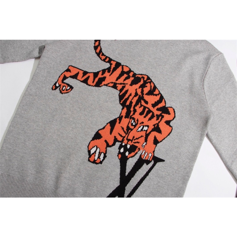 L-v-đồ Lót Dệt Kim Hai Mặt Bằng Len Dệt Kim Hai Mặt Hình Hổ Thoải Mái Và Mềm Mại Co Giãn Rất Co Giãn Tốt Nhìn Và Chuyển Động Phong Cách unisex