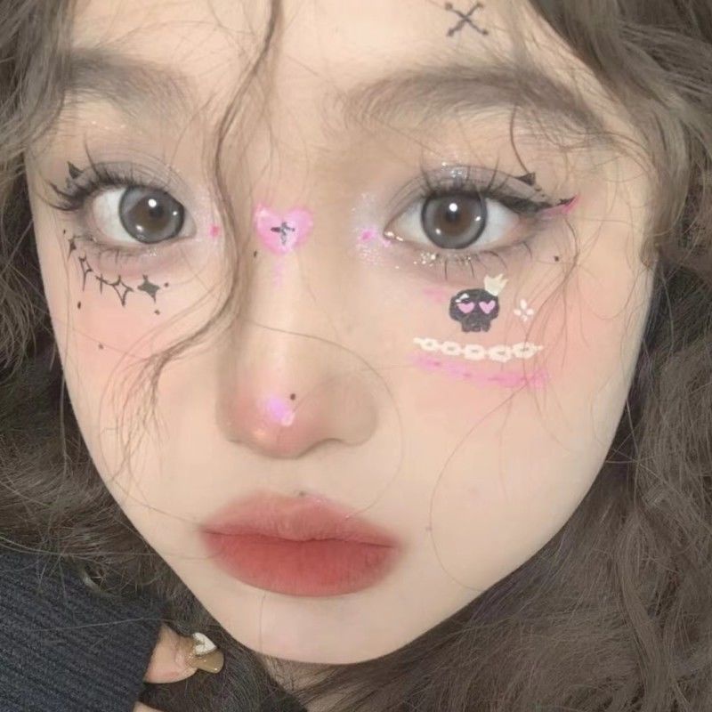Hình Xăm Dán Mặt Người Tuyết / Dơi / Tuần Lộc / Bí Ngô Dễ Thương Vui Nhộn Trang Trí halloween / Giáng Sinh