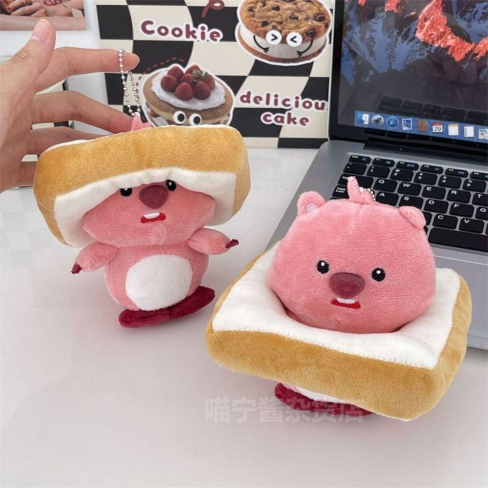 Móc Khóa Búp Bê Nhồi Bông shanhai loopy Phong Cách Hàn Quốc Cá Tính Làm Quà Tặng Sinh Nhật charms