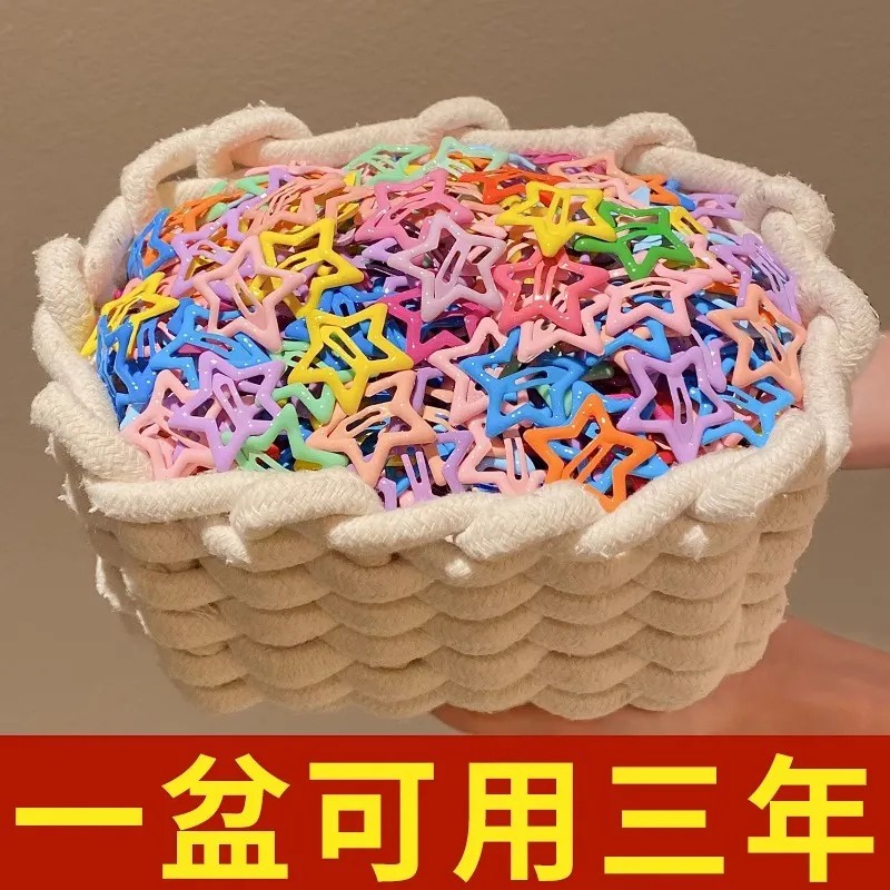 Set 50 Kẹp Tóc kẹp tóc cho bé kẹp tóc con Hình Ngôi Sao Nhiều Màu Sắc